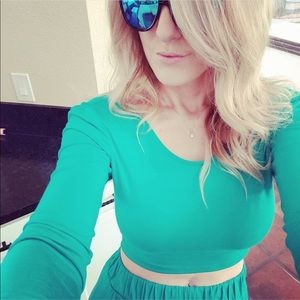 Free people crop top beach set